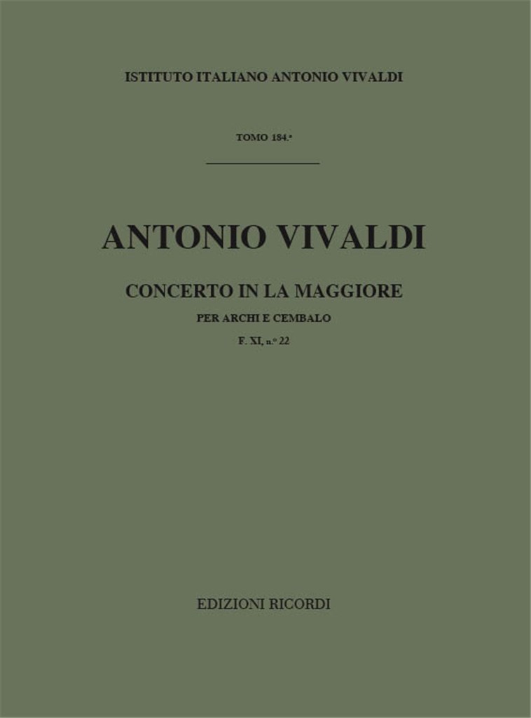 Concerto in la Maggiore (A Major)